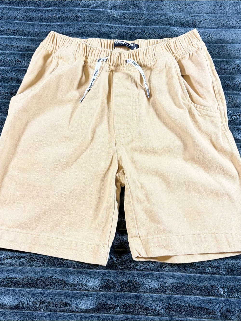 Kenneth Cole Light Beige Drawstring Kids Shorts